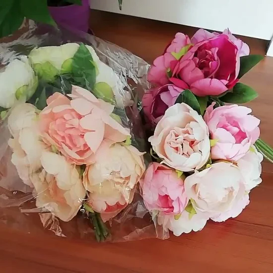 Fornecimento do fabricante flor de espuma de borracha artificial para decoração de casa de casamento